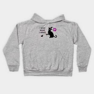 I Woo What I Want Kids Hoodie